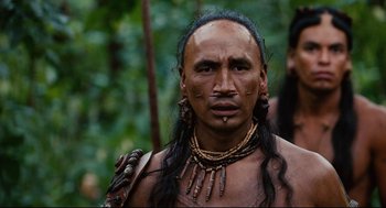 Movie still from “Apocalypto” (2006), directed by Mel Gibson – Close Up shot, Low angle