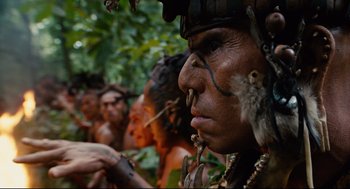 Movie still from “Apocalypto” (2006), directed by Mel Gibson – Close Up shot, Low angle