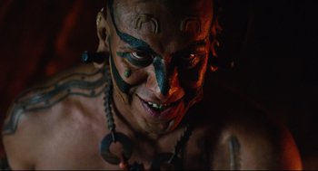 Movie still from “Apocalypto” (2006), directed by Mel Gibson – Close Up shot, Low angle