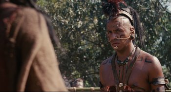 Movie still from “Apocalypto” (2006), directed by Mel Gibson – Close Up shot, Over the shoulder angle