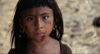 Movie still from “Apocalypto” (2006), directed by Mel Gibson – Close Up shot, Low angle