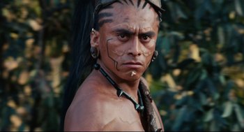 Movie still from “Apocalypto” (2006), directed by Mel Gibson – Close Up shot, High angle