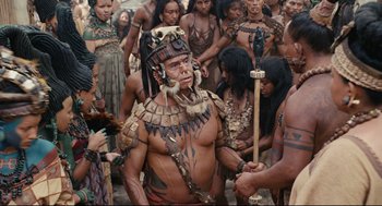 Movie still from “Apocalypto” (2006), directed by Mel Gibson – Medium shot, High angle
