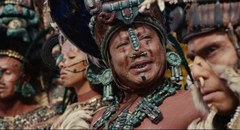 Movie still from “Apocalypto” (2006), directed by Mel Gibson – Close Up shot, Low angle