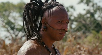 Movie still from “Apocalypto” (2006), directed by Mel Gibson – Close Up shot, Low angle