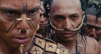 Movie still from “Apocalypto” (2006), directed by Mel Gibson – Close Up shot, Low angle