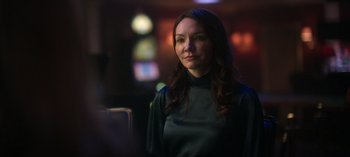 Movie still from “Ozark” (2017), created by Bill Dubuque – Close Up shot, Over the shoulder angle