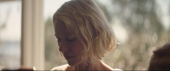 Movie still from “Penguin Bloom” (2020), directed by Glendyn Ivin – A person with blonde hair; Close Up shot, Low angle