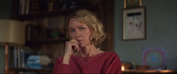 Movie still from “Penguin Bloom” (2020), directed by Glendyn Ivin – A person sitting in front of a window; Close Up shot, Over the shoulder angle