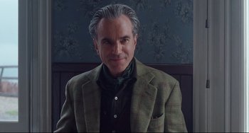 Movie still from “Phantom Thread” (2017), directed by Paul Thomas Anderson – Close Up shot, Over the shoulder angle