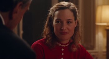 Movie still from “Phantom Thread” (2017), directed by Paul Thomas Anderson – Close Up shot, Over the shoulder angle