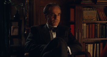 Movie still from “Phantom Thread” (2017), directed by Paul Thomas Anderson – Close Up shot, Low angle