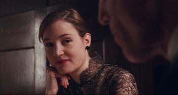 Movie still from “Phantom Thread” (2017), directed by Paul Thomas Anderson – Close Up shot, Over the shoulder angle