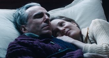 Movie still from “Phantom Thread” (2017), directed by Paul Thomas Anderson – Close Up shot, Overhead angle