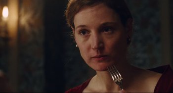 Movie still from “Phantom Thread” (2017), directed by Paul Thomas Anderson – Close Up shot, Over the shoulder angle