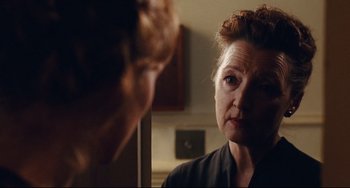 Movie still from “Phantom Thread” (2017), directed by Paul Thomas Anderson – Close Up shot, Over the shoulder angle