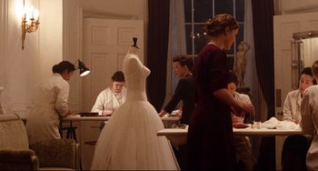 Movie still from “Phantom Thread” (2017), directed by Paul Thomas Anderson – Wide shot, Low angle