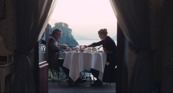 Movie still from “Phantom Thread” (2017), directed by Paul Thomas Anderson – Wide shot, Low angle