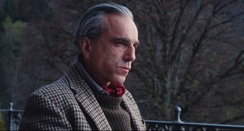 Movie still from “Phantom Thread” (2017), directed by Paul Thomas Anderson – Close Up shot, Low angle