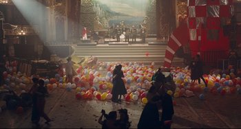 Movie still from “Phantom Thread” (2017), directed by Paul Thomas Anderson – Extreme Wide shot, High angle