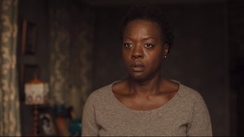 Movie still from “Prisoners” (2013), directed by Denis Villeneuve – A person wearing a sweater; Close Up shot, High angle