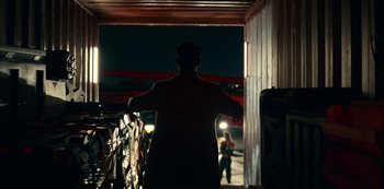 Movie still from “Project Power” (2020), directed by Henry Joost – Extreme Wide shot, Low angle