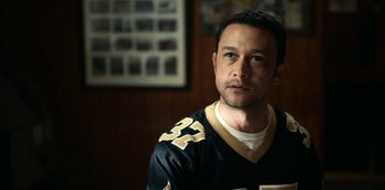 Movie still from “Project Power” (2020), directed by Henry Joost – Close Up shot, Over the shoulder angle