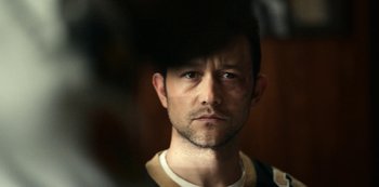 Movie still from “Project Power” (2020), directed by Henry Joost – Close Up shot, Over the shoulder angle