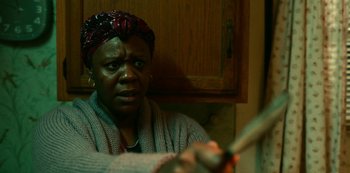 Movie still from “Project Power” (2020), directed by Henry Joost – Close Up shot, Low angle