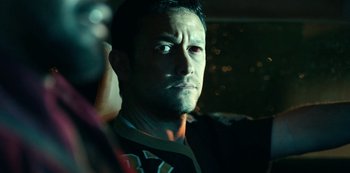 Movie still from “Project Power” (2020), directed by Henry Joost – Close Up shot, High angle