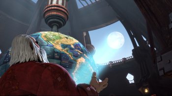 Movie still from “Rise of the Guardians” (2012), directed by Peter Ramsey – An image of an image of an image of an image of an image of an image of an image of an image of an image of an image; Medium shot, Low angle