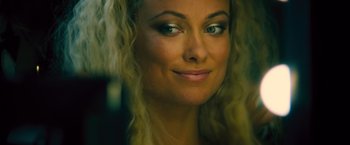 Movie still from “Rush” (2013), directed by Ron Howard – A person with long blonde hair; Close Up shot, Overhead angle