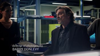 Movie still from “Salvation” (2017), created by Elizabeth Kruger – Medium shot, Over the shoulder angle