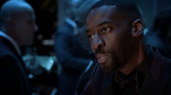 Movie still from “Salvation” (2017), created by Elizabeth Kruger – Close Up shot, Over the shoulder angle