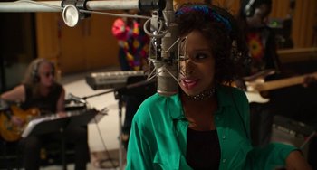 Movie still from “Sandy Wexler” (2017), directed by Steven Brill – Close Up shot, Over the shoulder angle