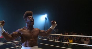 Movie still from “Sandy Wexler” (2017), directed by Steven Brill – Medium shot, Low angle