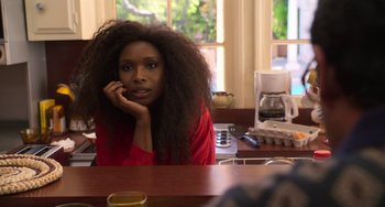 Movie still from “Sandy Wexler” (2017), directed by Steven Brill – Close Up shot, Over the shoulder angle