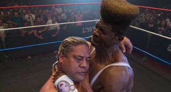 Movie still from “Sandy Wexler” (2017), directed by Steven Brill – Close Up shot, Over the shoulder angle