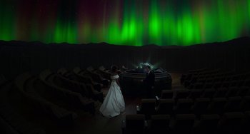 Movie still from “Sandy Wexler” (2017), directed by Steven Brill – Extreme Wide shot, High angle