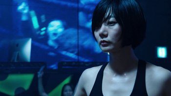 Movie still from “Sense8” (2015), directed by Tom Tykwer – Close Up shot, Low angle