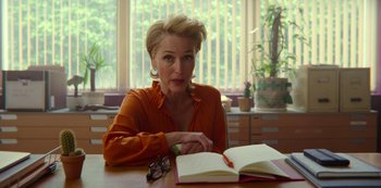 Movie still from “Sex Education” (2019), created by Laurie Nunn – Medium shot, Over the shoulder angle