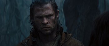 Movie still from “Snow White and the Huntsman” (2012), directed by Rupert Sanders – A person with wet hair; Close Up shot, Low angle