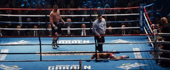 Movie still from “Southpaw” (2015), directed by Antoine Fuqua – Wide shot, High angle