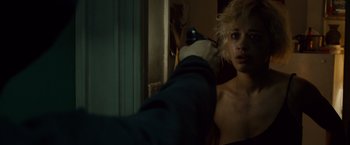 Movie still from “Southpaw” (2015), directed by Antoine Fuqua – Close Up shot, Over the shoulder angle