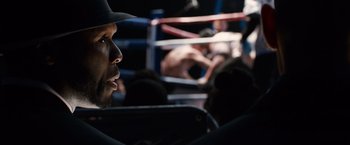 Movie still from “Southpaw” (2015), directed by Antoine Fuqua – Close Up shot, Over the shoulder angle