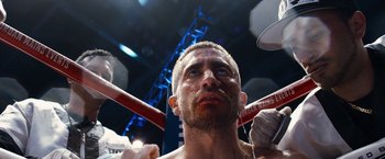 Movie still from “Southpaw” (2015), directed by Antoine Fuqua – Close Up shot, Low angle