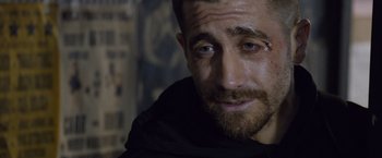 Movie still from “Southpaw” (2015), directed by Antoine Fuqua – Close Up shot, Over the shoulder angle