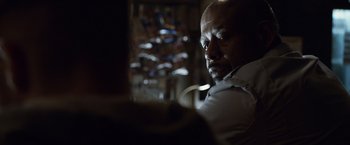 Movie still from “Southpaw” (2015), directed by Antoine Fuqua – Close Up shot, Over the shoulder angle