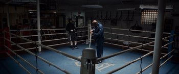 Movie still from “Southpaw” (2015), directed by Antoine Fuqua – Wide shot, High angle