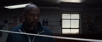 Movie still from “Southpaw” (2015), directed by Antoine Fuqua – Close Up shot, Low angle